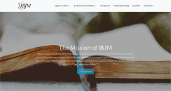 Desktop Screenshot of ibjm.org